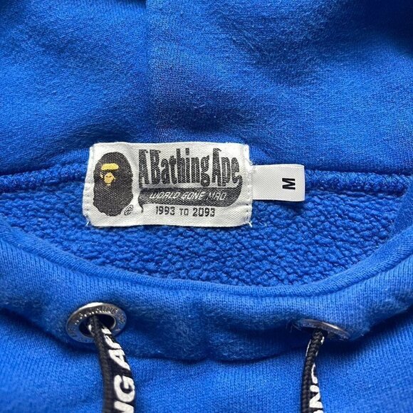 BAPE hoodie sweatshirt blue men’s medium streetwear - Picture 4 of 5